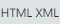 kód HTML nebo XML
